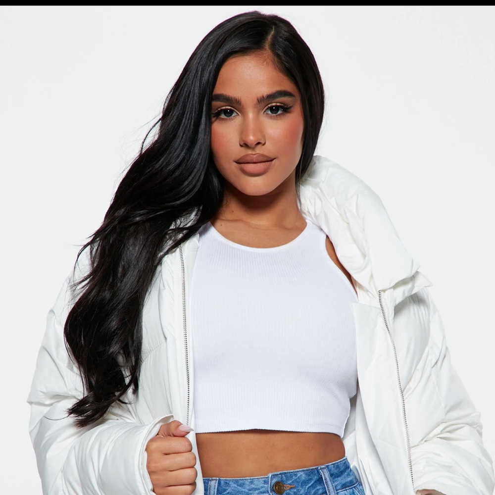 White Puffer Jacket